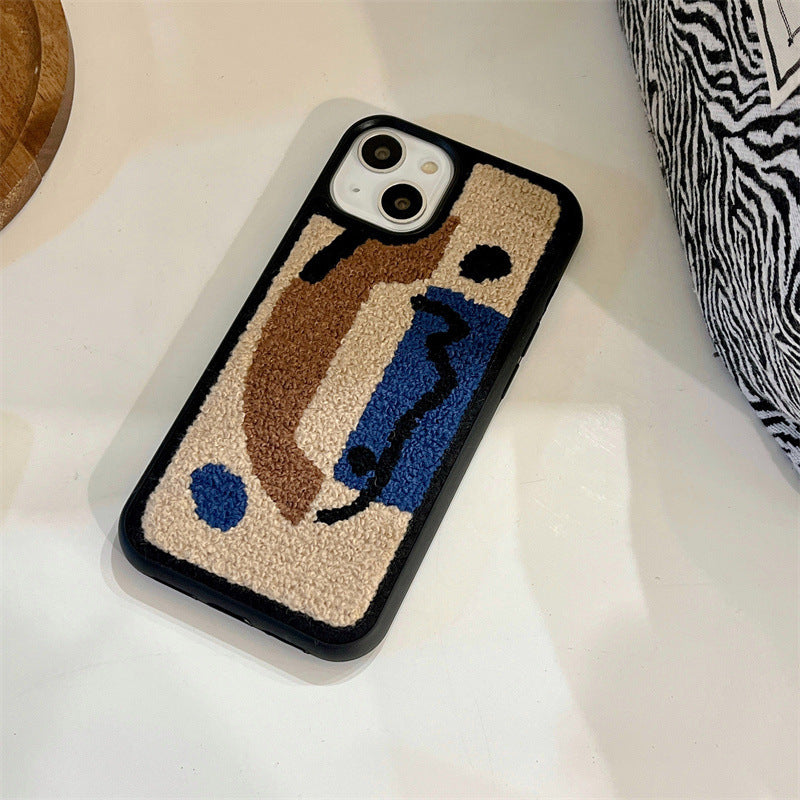 Towel Embroidery Phone Case Protective Case